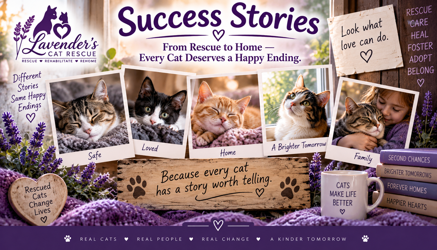 Lavender's Cat Rescue Success Stories